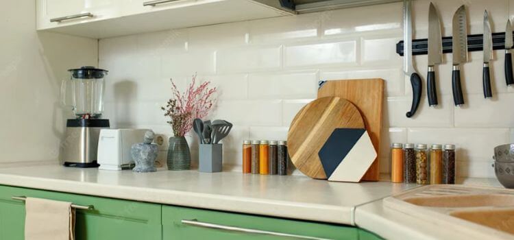 How to Display Cutting Boards on Kitchen Counter