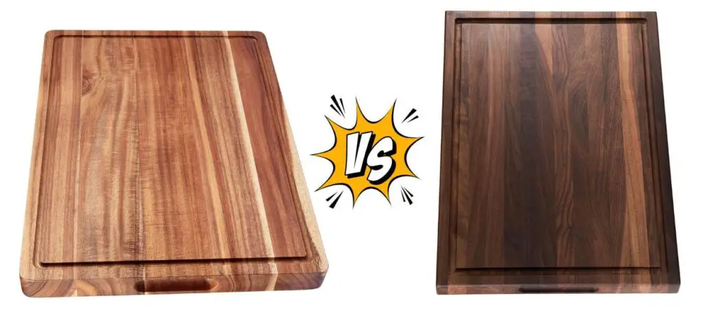 Acacia vs Walnut Cutting Board