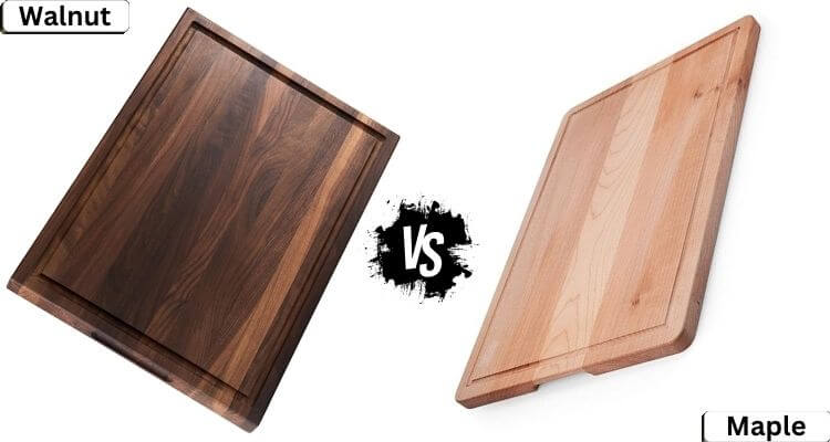 Walnut vs Maple Cutting Board