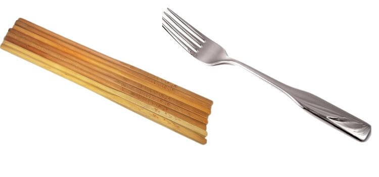 fork vs chopsticks